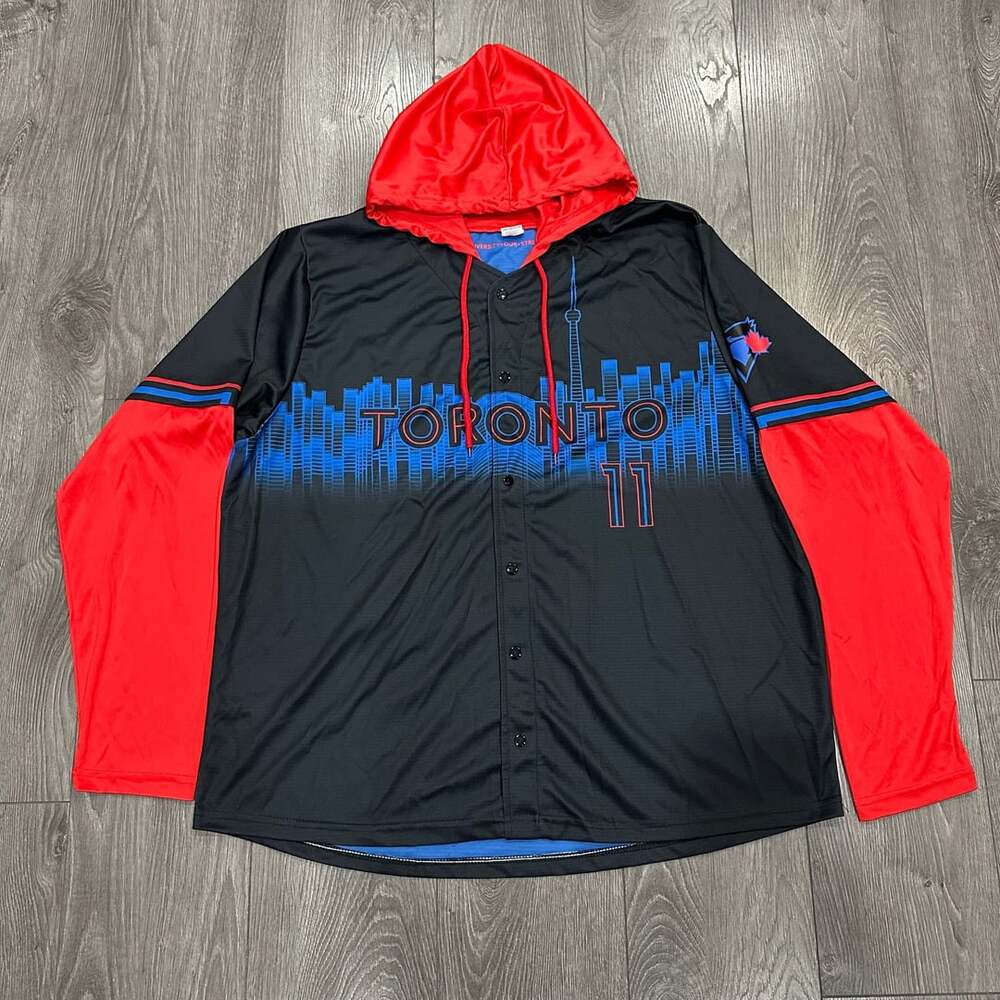 Toronto Blue Jays Bichette 11 Jersey Hoodie Size Adult XL